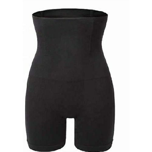 WAIST SUPPORT Biker Highwaist Trainer-Black