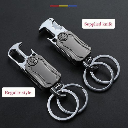Fidget Cube Keychain  Holder Car Keychain Key Ring Motor Car Key