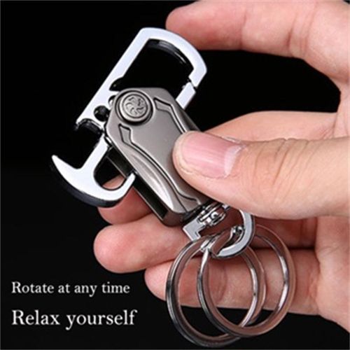 Fidget Cube Keychain  Holder Car Keychain Key Ring Motor Car Key