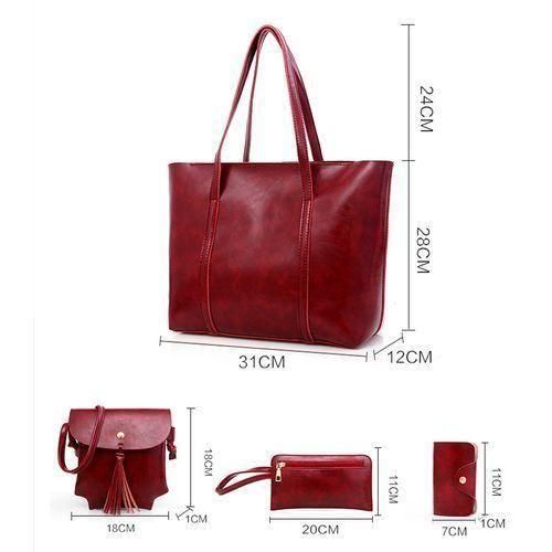 4 In 1 Women Handbags Cross-body Bags Handbags & Wallets Ladies Bags