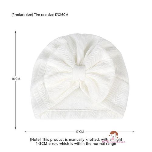 XZQ-Baby Soft Stretchy Turban Hats with Knotted Big Bow Caps Beanies Bonnets Headwraps Hair Accessories