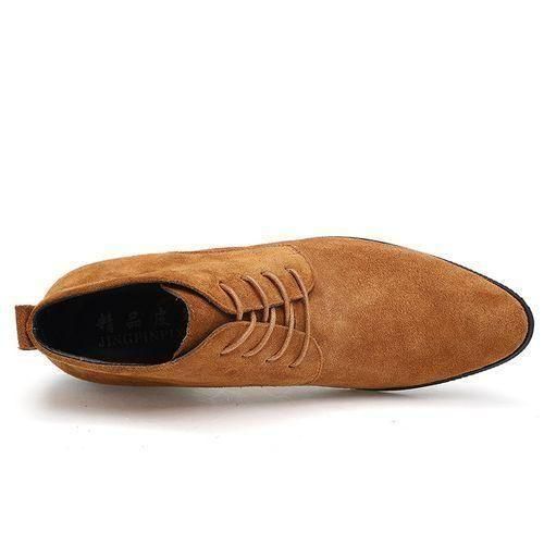 Men's Oxfords Formal Chelsea Business Shoes Loafers Official Brown