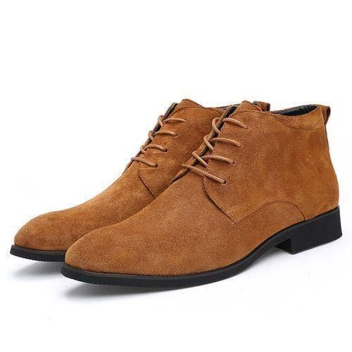 Men's Oxfords Formal Chelsea Business Shoes Loafers Official Brown