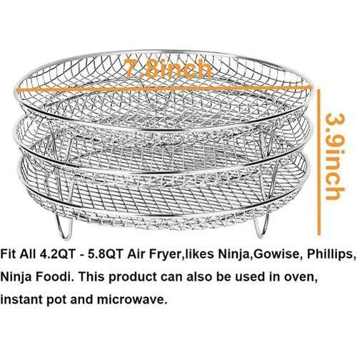 Air Fryer Three Stackable Dehydrator Racks for Gowise Philip
