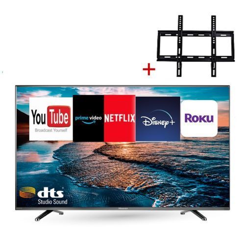Skylight 32" Inch Smart Android Frameless, YouTube, Netflix + Wall Mount Bracket - Black