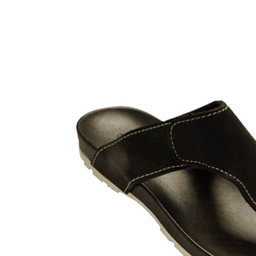 Men's Leather Casual Designer Sandals - Black