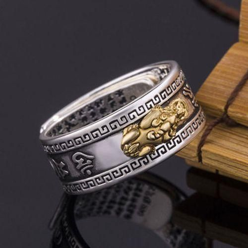 Fortified Feng Shui Black Obsidian Wealth Bracelet And Ring