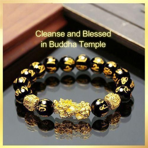 Fortified Feng Shui Black Obsidian Wealth Bracelet And Ring