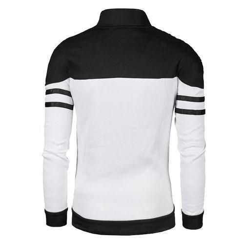 Berrykey Mens Lightweight Winter Varsity Jackets Comfort Casual Sport White