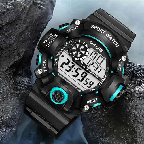 Men's LED Digital Watch Men Sport Fitness Electronic Watch Multifunction Sports