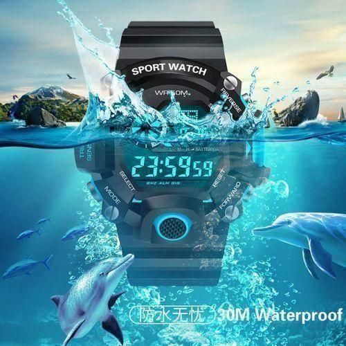 Men's LED Digital Watch Men Sport Fitness Electronic Watch Multifunction Sports
