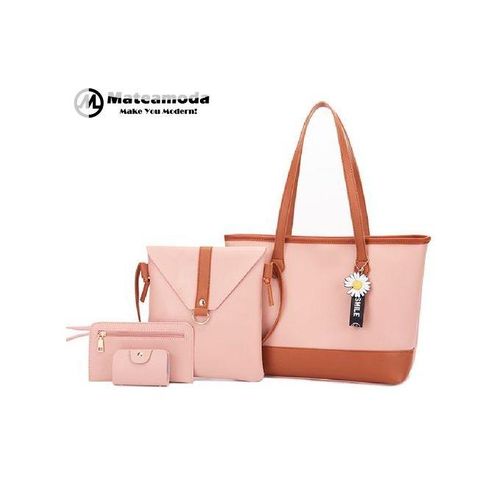 Mateamoda 4 PCS Women Bags Ladies Bags Handbags Purse Shoulder Bags Tote Bags