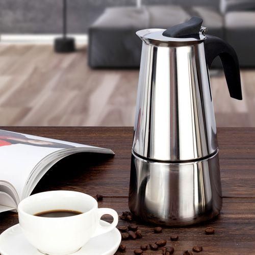 Coffeepot Stainless Steel Coffee Maker Portable Electric