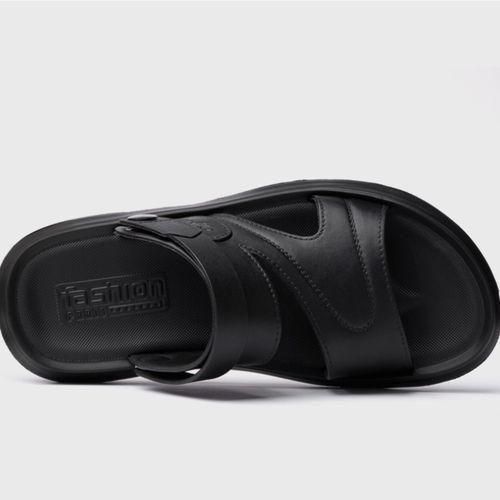 Men's Palm Sandals Shoes Comfortable Soft Sole Casual Black