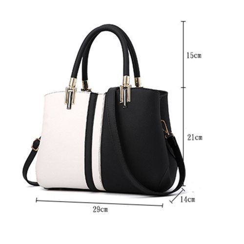 New Casual Tote Bag For Women - Black And White
