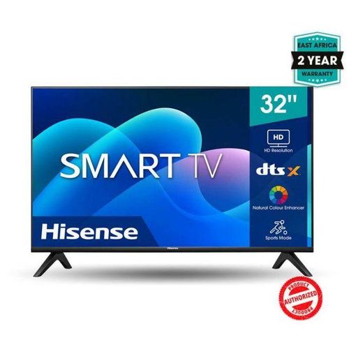 Hisense 32" Inch (32A4H) VIDAA OS LED Frameless Smart TV - Black