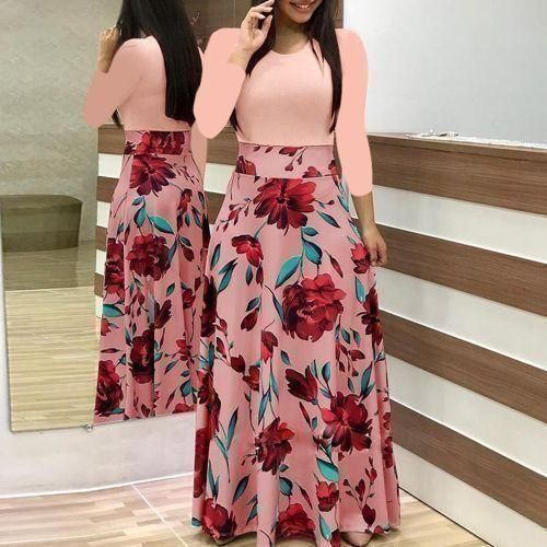 Office Long Dresses For Ladies Gown Casual Women Evening Party Clothes