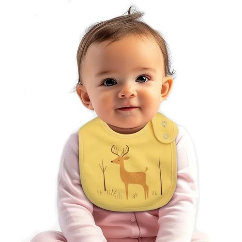 2 Pcs Waterproof, Adjustable Snap-on, Breathable, Soft, Cotton Baby Bibs, For Boys And Girls When Feeding, Teething, Drooling.