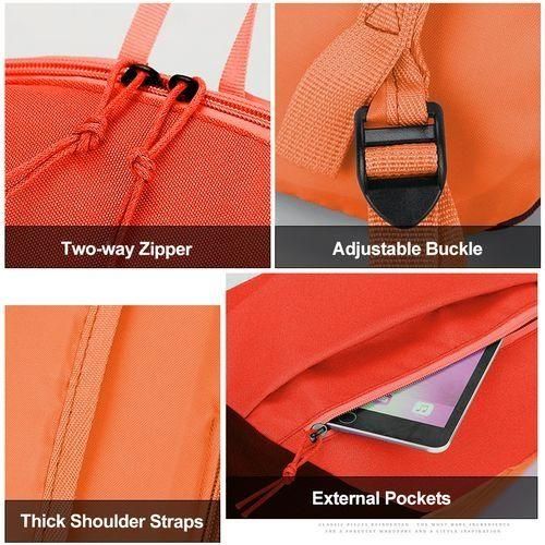 STY Teenager Small Backpack Unisex Mini Sport Bag Simple School Bag - Khaki