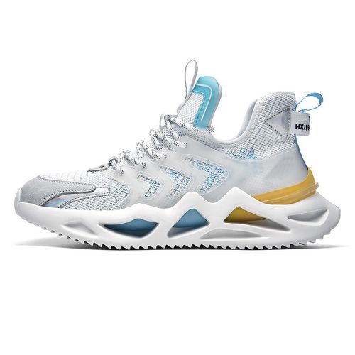 Men Breathable Sneakers Casual Shoes -White