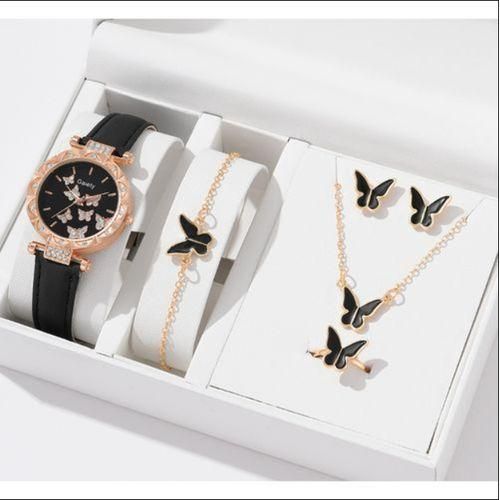 Women's Watch + Jewelry Set