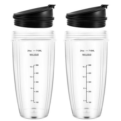 24OZ Repla cement Cups Compatible for Ninja Nutri BN401, BN70