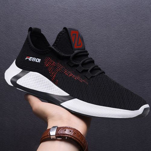 Men's Sports Shoes, Mesh Breathable Flat Soles, Sports And Comfortable Casual Shoes - Running Shoes