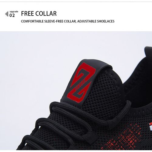 Men's Sports Shoes, Mesh Breathable Flat Soles, Sports And Comfortable Casual Shoes - Running Shoes