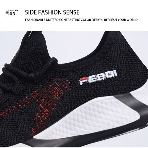 Men's Sports Shoes, Mesh Breathable Flat Soles, Sports And Comfortable Casual Shoes - Running Shoes