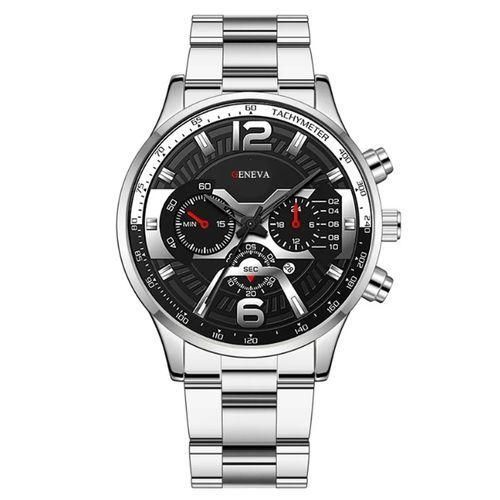 Men Simple Business Leisure Three Eyes Digital Calendar Luminous Hands Watch
