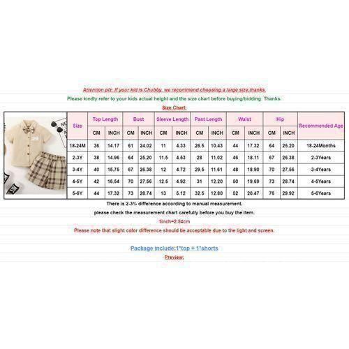 Catpapa 1-6 Years Kid Boy Summer Short Sleeve 2PCS Set Bow Shirt Shorts Academic Style