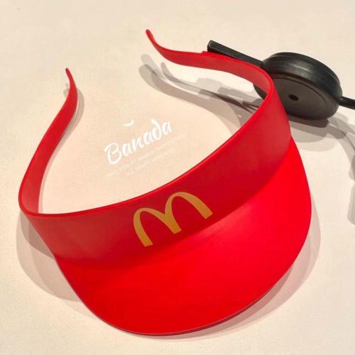 McDonald's Peripherals Props Set Decorative Mini Sun Hat and Microphone Happy Meal Toys for Cat Kitten Dog Dress-up NO5245