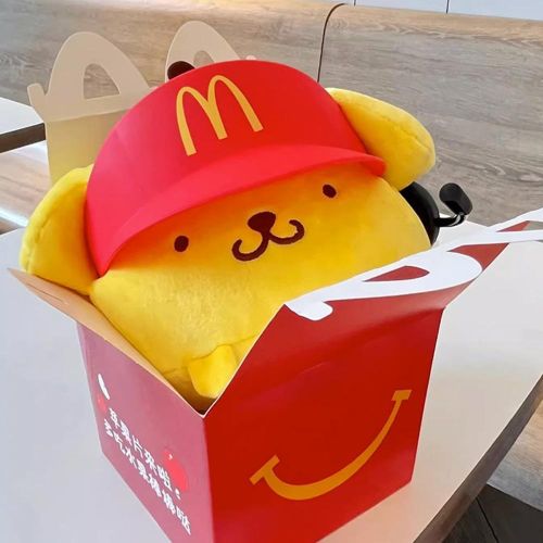 McDonald's Peripherals Props Set Decorative Mini Sun Hat and Microphone Happy Meal Toys for Cat Kitten Dog Dress-up NO5245