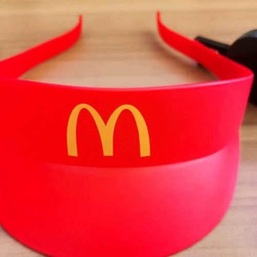 McDonald's Peripherals Props Set Decorative Mini Sun Hat and Microphone Happy Meal Toys for Cat Kitten Dog Dress-up NO5245