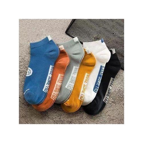 Men's Casual Short Socks - 6 Pieces
