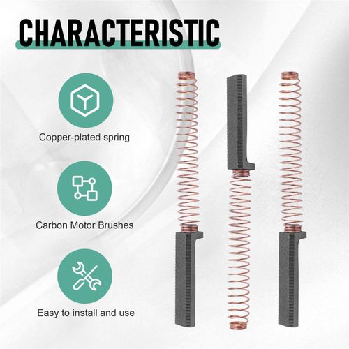 10Pcs Carbon Motor Brushes Repgoodment Parts Motor Brush for