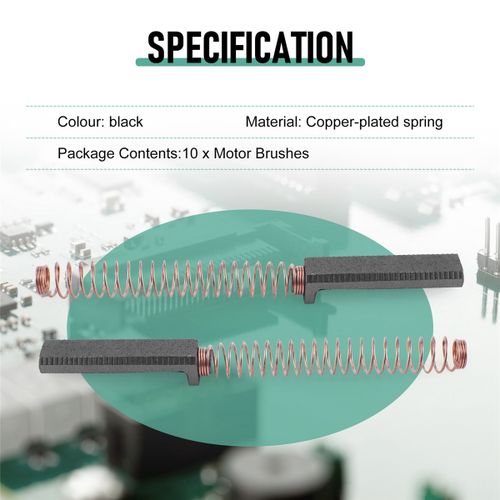 10Pcs Carbon Motor Brushes Repgoodment Parts Motor Brush for