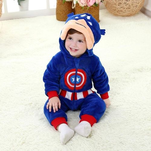 Cotton Jumpsuit/Rabbit Flannel/Kids Panda/Unisex Babies/Design Pajamas/ Animal Costume