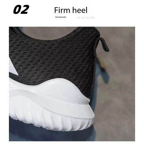 Men's Athletic Shoes Breathable Casual Sneakers - Black