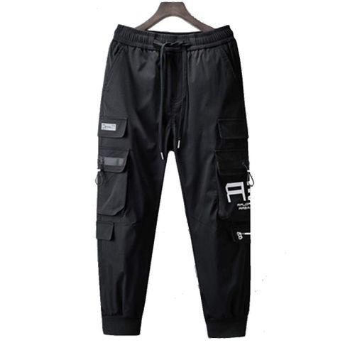 Mens Jogger Overalls Running Street Men's Hip Hop Punk Sweatpants