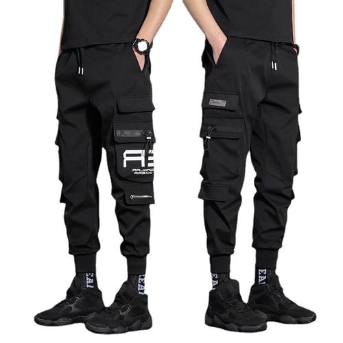 Mens Jogger Overalls Running Street Men's Hip Hop Punk Sweatpants