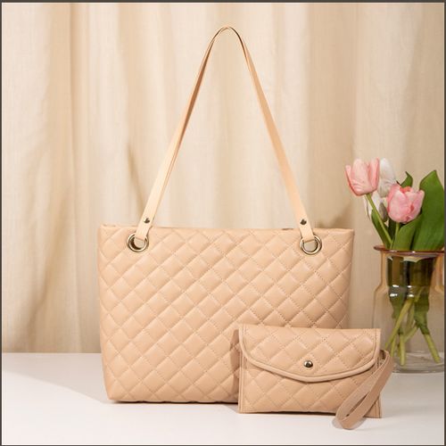 Embroidery Casual Simple Plaid Shopping Shoulder Bag-Multicolor
