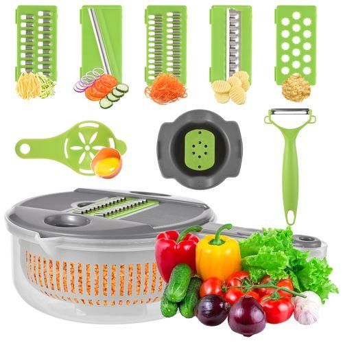 Vegetable Chopper With Container Multifunctional 11in1