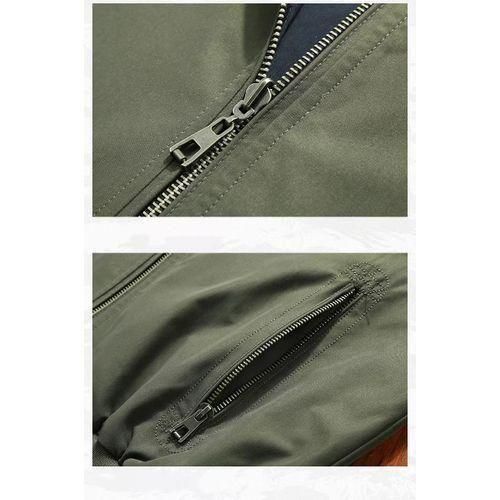 Berrykey Mens Lightweight Coats Blazer Jackets Double Sided Wear Outerwear Green