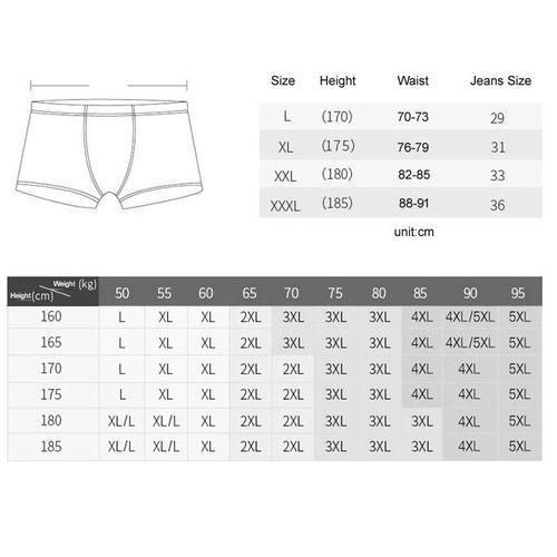 Berrykey 4Pcs Men's Underwear Breathable Comfortable Stretch Cotton Boxer Briefs