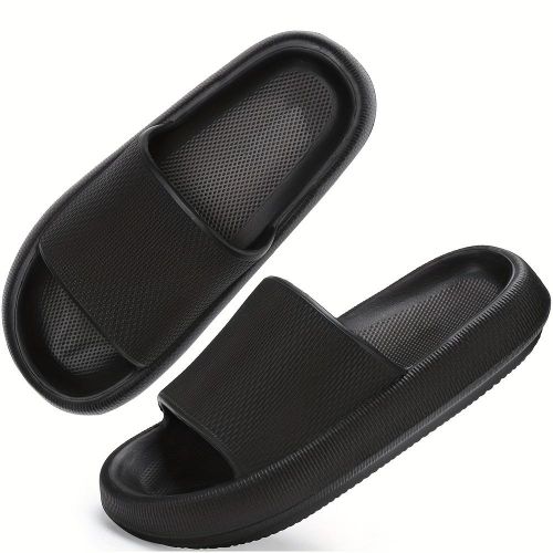 CloudSoft Slippers - Ultra Comfortable, Non-Slip, Open-Toe, Quick-Drying, Shower-Friendly Shoes For Women And Unisex - Perfect For Bathroom, Pool, Beach, And Outdoor Activities