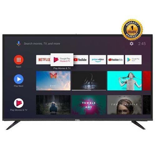 Pixel 50Inch  Smart Android HD &  Digital LED TV - Black