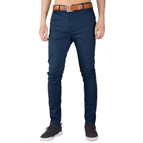 4 Pack of Men's Khaki Stretcher Trousers - Multicolor