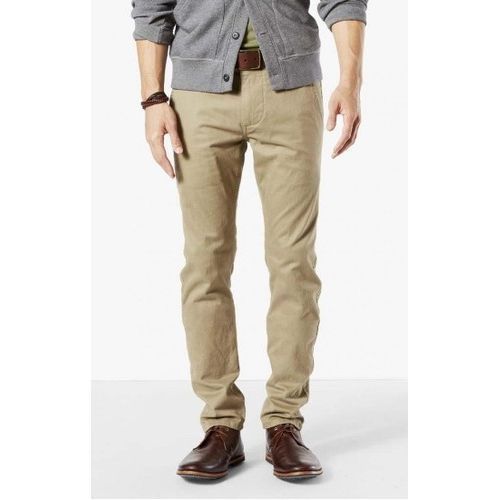 3 Pack Of Men's  Khaki Trousers - Grey,Navy blue & Brown
