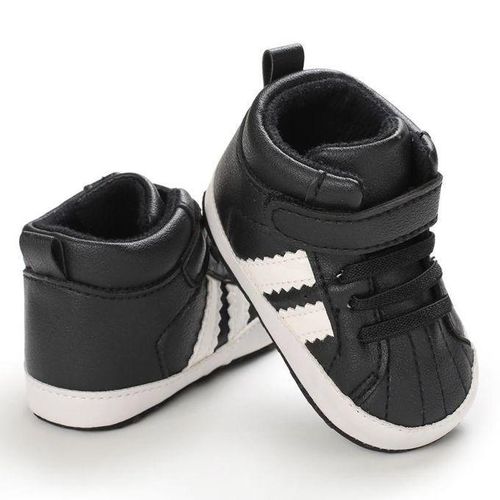 Fashion Baby Boys Hi Top Sneakers Newborn Baby Soft Bottom First Walkers Shoes